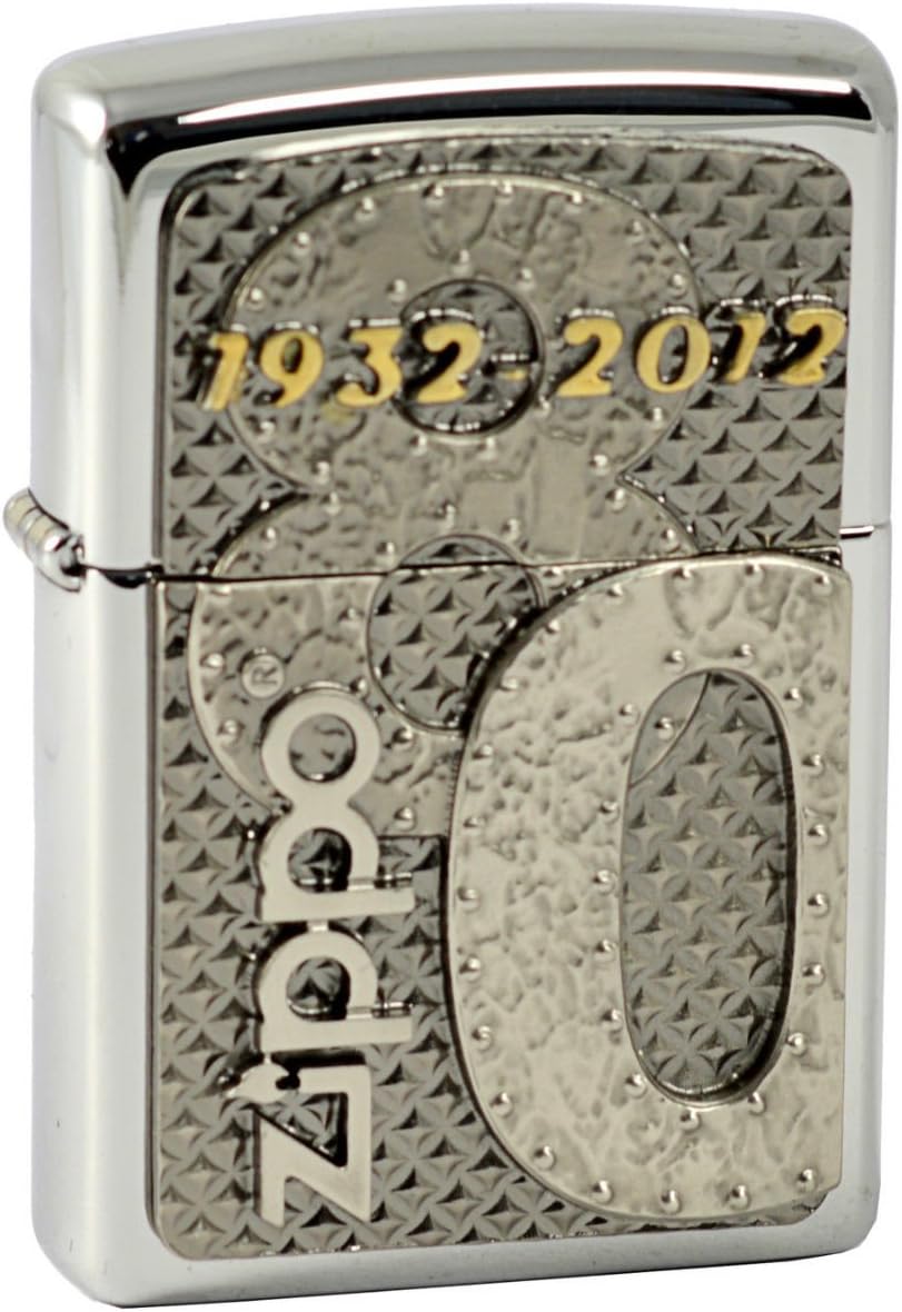 Zippo 2.003.255 Feuerzeuge Commemorative 1932 – 2012 - Chrom hoch glänzend Limited Edition