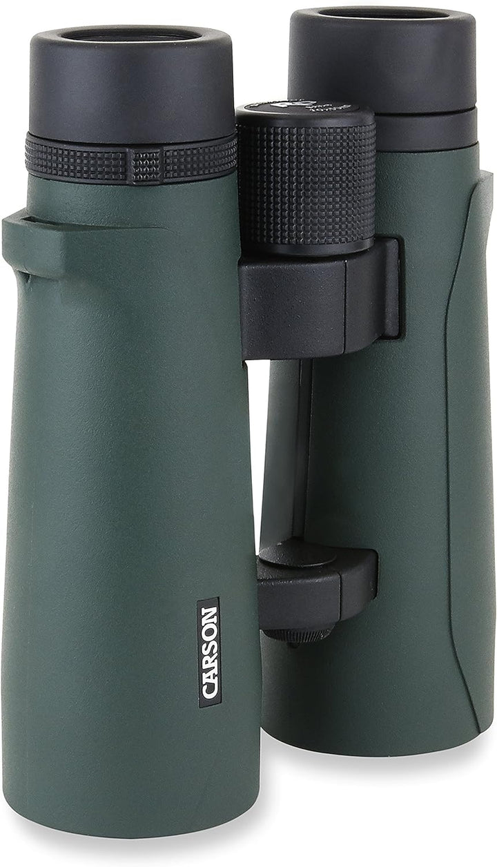 Carson RD Full-Size Fernglas, Doppelstegdesign, 10x50mm, wasserdicht, robust, beschlagfrei (RD-050)