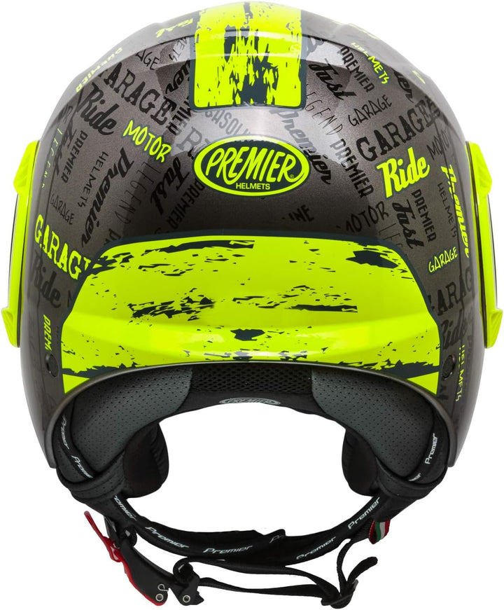 Premier HELM COOL RD Y 17,SCHWARZ/FLUO GELB,M