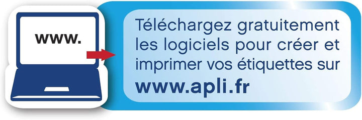 APLI 011785 400 Etiketten extrastark, 105 mm x 148 mm, weiss