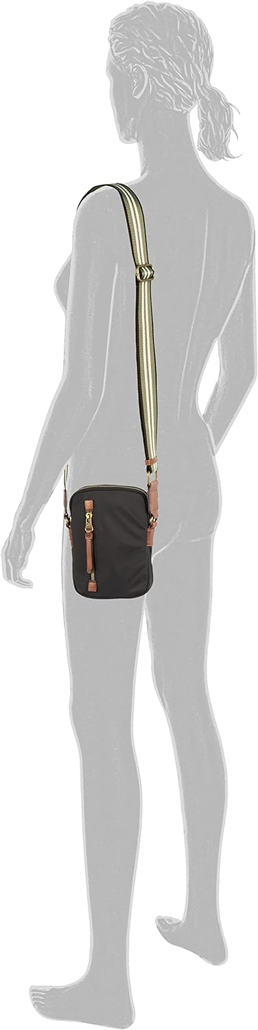 camel active bags Bari Damen Handytasche Umhängetasche Klein Schwarz Schwarz 14x2,5x20, Schwarz 14x2