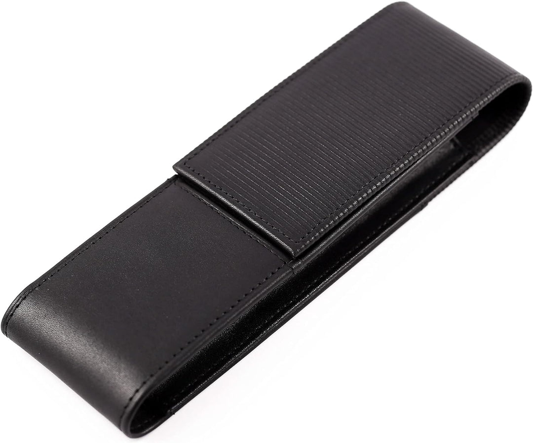 LAMY A 302 Lederwaren – Hochwertiges Nappaleder-Etui 859 in der Farbe Schwarz - Für zwei Schreibgerä