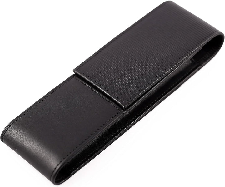 LAMY A 302 Lederwaren – Hochwertiges Nappaleder-Etui 859 in der Farbe Schwarz - Für zwei Schreibgerä