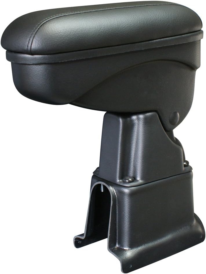 Cora 000159015 Personalisierte Auto-Mittelarmlehne mit Ablagefach schwarz, schwarz