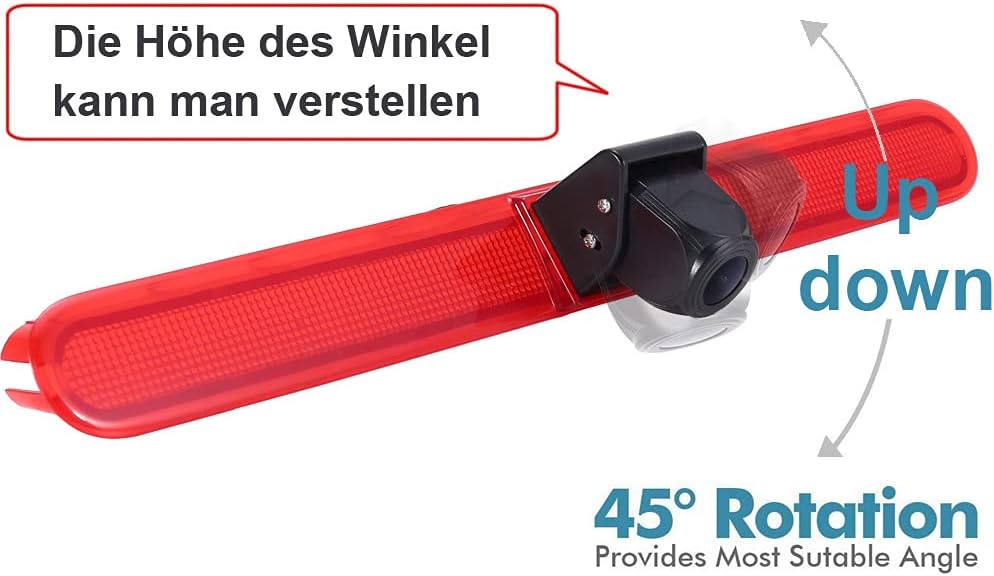 1280X720 Pixel Dritte Dach Top Mount Bremsleuchte Kamera Bremslicht Rückfahrkamera IR Licht für T5 M