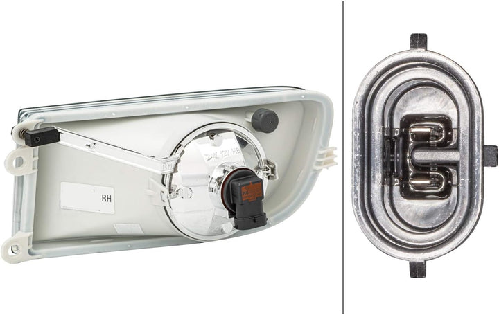 HELLA 1N0 354 017-021 Halogen-Nebelscheinwerfer - rechts - für u.a. Skoda Octavia II (1Z3), rechts