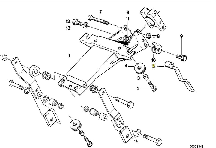 BMW E34 E32 Z1 E30 Steering Wheel Adjuster Clamp Lever 32311156934