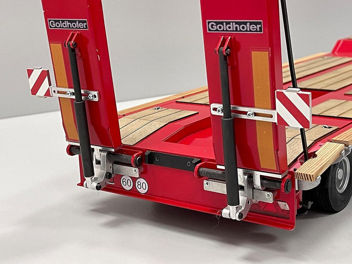 Carson 907448 1:14 Alu Warntafeln mit Dekor (2), RC, Zubehör für Tamiya Trucks, Ersatzteile, Tuningt