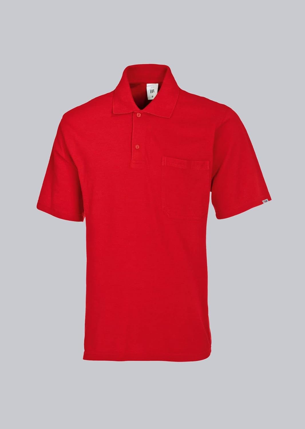 BP 1612-181-81-M Unisex-Poloshirt, 1/2 Ärmel, Polokragen mit Knopfleiste, 70 cm, 220,00 g/m² Stoffmi