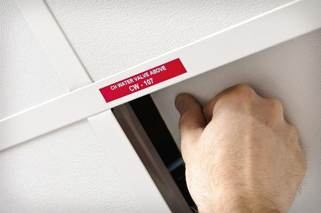 Brady Vinyl-Etiketten für Etikettendrucker M211 & M210 - Vinyl-Klebe-Druckeretiketten - Industrieeti