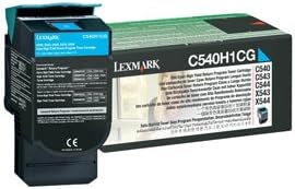 Lexmark Cyan Hohe Kapazität Return Program Toner für C54 x X543 X544