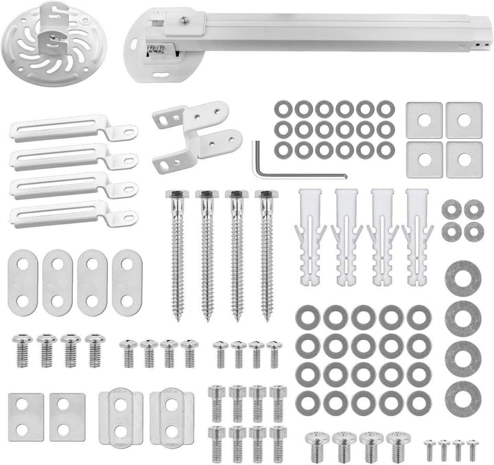 deleyCON Universal Beamerhalterung Deckenhalterung +-15° Neigbar - 360° Drehbar - bis 13,5Kg - Höhen