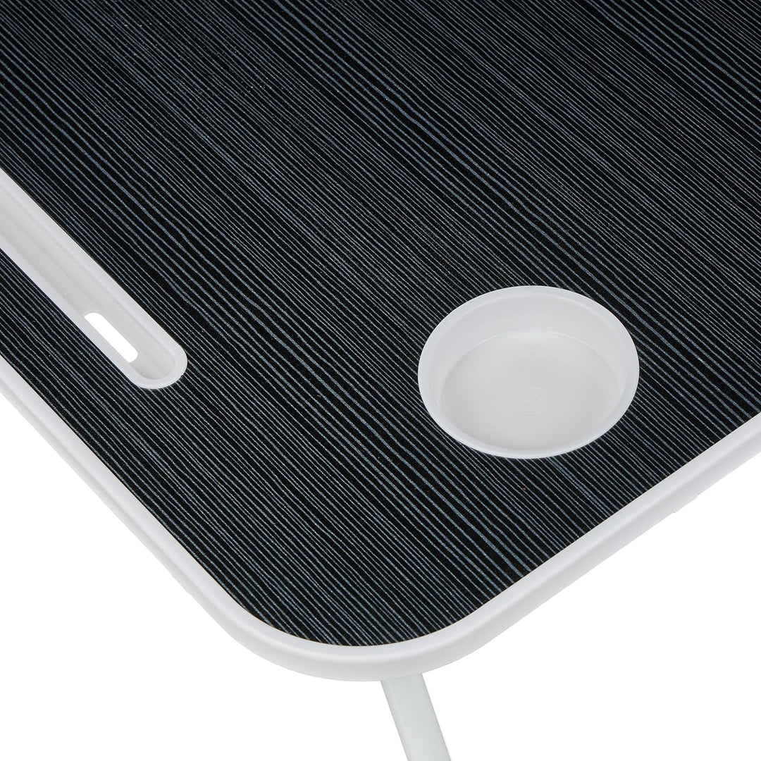 Relaxdays Laptoptisch für Bett & Couch, H x B x T: 26 x 63 x 40 cm, klappbarer Betttisch, Notebookti