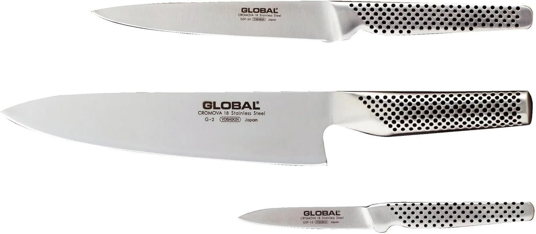 Global G-21524 Messerset 3 teilig, G-2, GF-15 und GSF-24