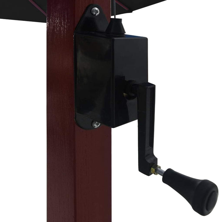 Goliraya Ampelschirm mit Holzmast Ampelsonnenschirm Terrassenschirm Marktschirm Gartenschirm Terrass