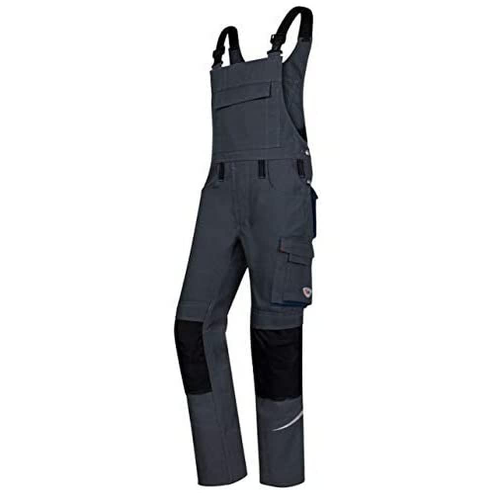 BP 1804-720-56-52s Latzhose, Stretch-Hosenträger mit Clipbefestigungen, 305,00 g/m² Verstärkte Baumw
