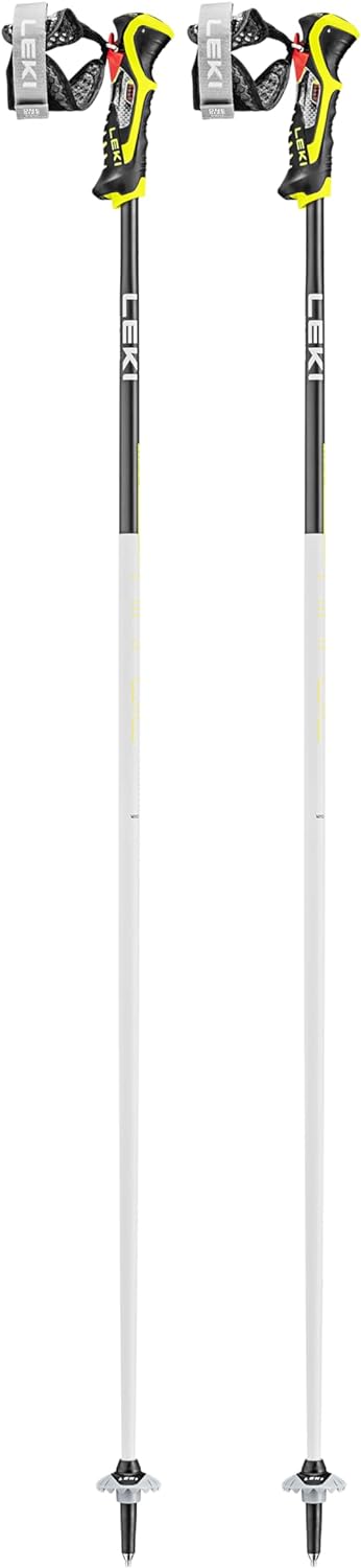LEKI Airfoil 3D Skistöcke white-anthracite-neonyellow 120, white-anthracite-neonyellow 120