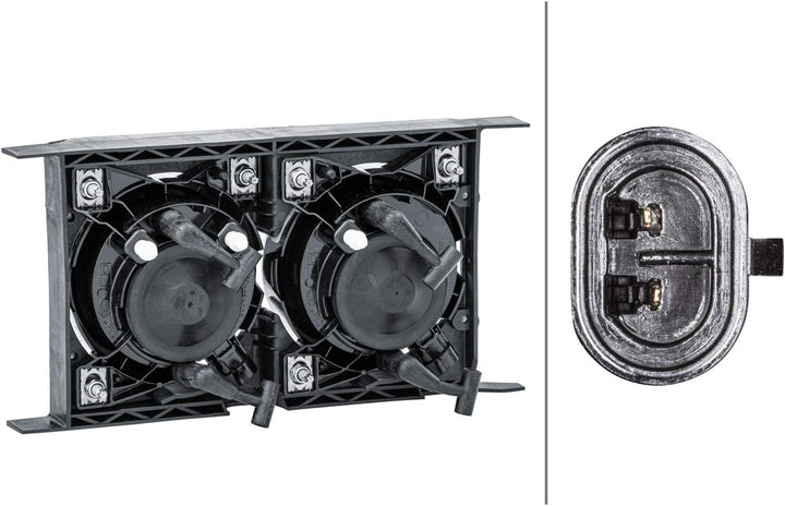 HELLA 1PE 965 410-141 Glühlampe-Fernscheinwerfer - 24V - rechts