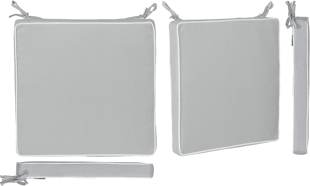 Brandsseller Outdoor Sitzkissen Kissen Dekokissen - Schmutz- und Wasserabweisend - 220 gr. Füllung -