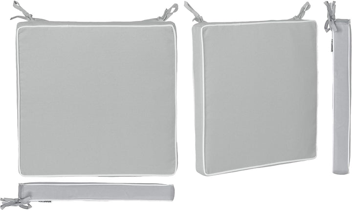 Brandsseller Outdoor Sitzkissen Kissen Dekokissen - Schmutz- und Wasserabweisend - 220 gr. Füllung -