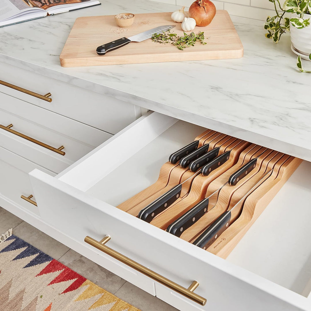 Wüsthof Messerablage in Schublade, Einheitsgrösse, Naturholz One Size Natürliches Holz, One Size Nat