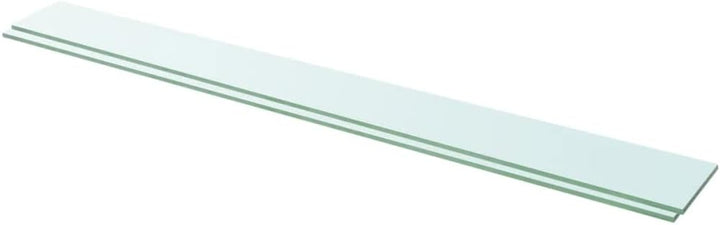 FIRBNUS 110x12x0,8 cm 2 STK. HĂ€ngeregal Glasregalboden Ablagen Regal Glas Bad Regal Schwebend fĂŒr Ba