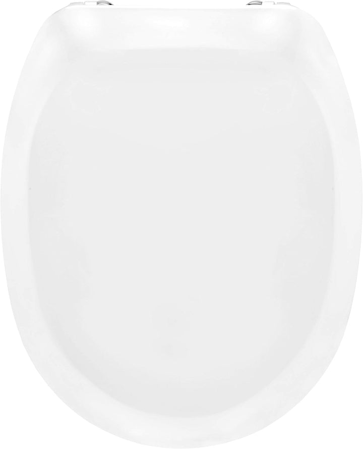 Cornat WC-Sitz "Camero" - Klassisch weisser Look - Pflegeleichter Duroplast - Schlichtes Design pass