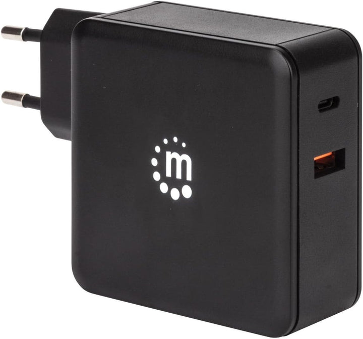 Manhattan 180054 Power Delivery USB-Netzteil 45 W USB-C Power Delivery-Port (PD 3.0) mit bis zu 45 W