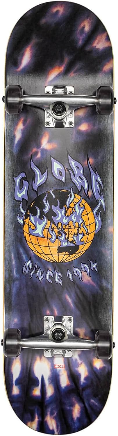 Globe Skateboard G1 Ablaze 8.0" Black Dye, 8.0" Black Dye