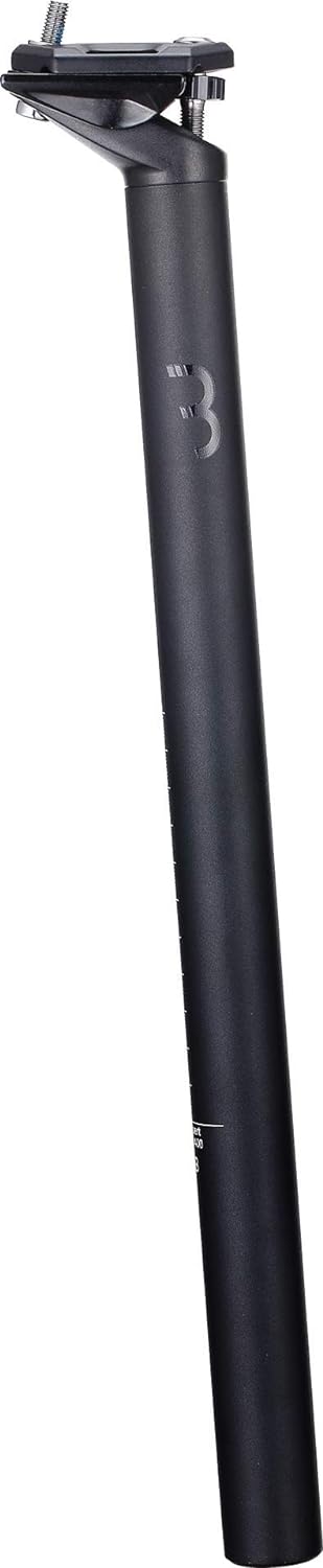 BBB Cycling Unisex-Adult Fahrrad Verstellbare Sattelstütze TopPost | 27.2 mm 400 mm | Radsport MTB M