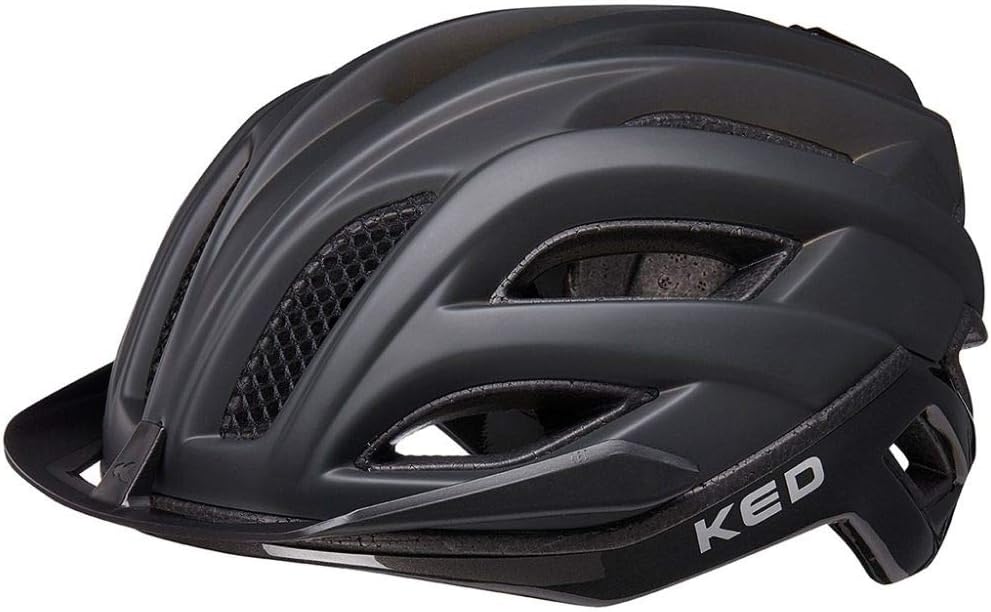 KED Champion Visor Rennrad Fahrrad Helm schwarz 2022 M 52-58 cm, M 52-58 cm