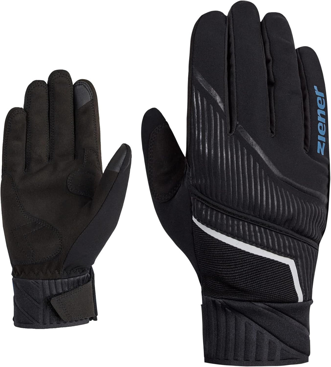 Ziener Herren Ulic Langlauf/Nordic/Crosscountry-Handschuhe | Touch, Überzieh-Fäustling 9.5 black.per