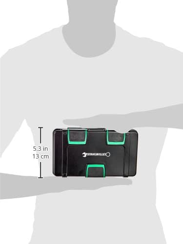 STAHLWILLE 40/13/6QR KN Steckschlüssel / Ratschen Set – 19-teilig | 1 Knarre, 13 Steckschlüssel, +Ve