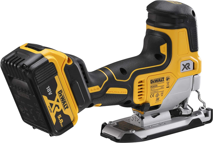 DeWalt DCS335P2-QW 18V Xr Body Grip Jigsaw Kitted, 2 x 5.0 Ah