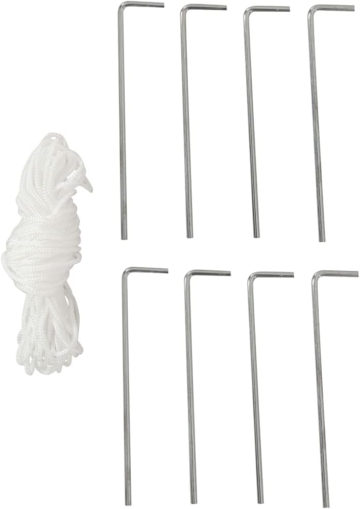 Susany Gartenpavillon Partyzelt Netz-Seitenwände Mit 8 Seitenwände aus Mesh-Netzgewebe, Davon eine m