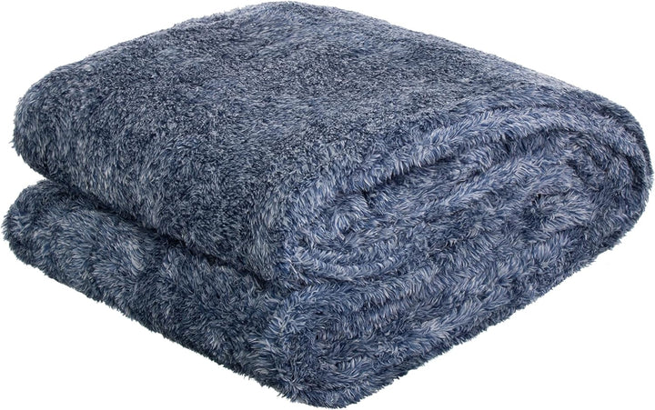 Brandsseller Teddyfleece Kuscheldecke | Melange | Flauschig Beidseitig | Hochwertige Weiche Wohndeck