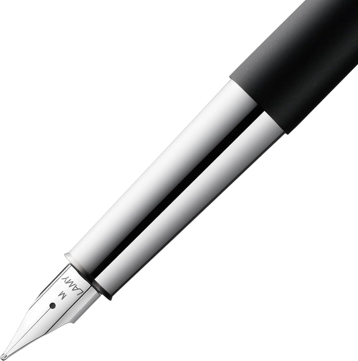 LAMY scala Füllhalter 080 - Füller aus Edelstahl gefertigt In mattschwarz lackiertem Finish mit hoch