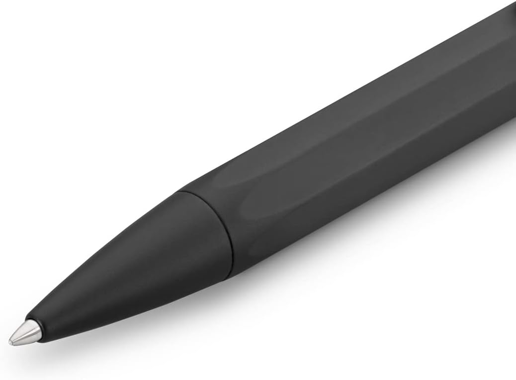 Kaweco ORIGINAL Kugelschreiber Black Chrome I Exklusiver Kugelschreiber mit angenehmer Mine inklusiv