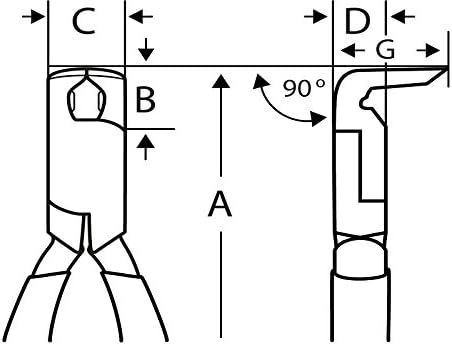 Alicate P/Corte Plastico 150Mm
