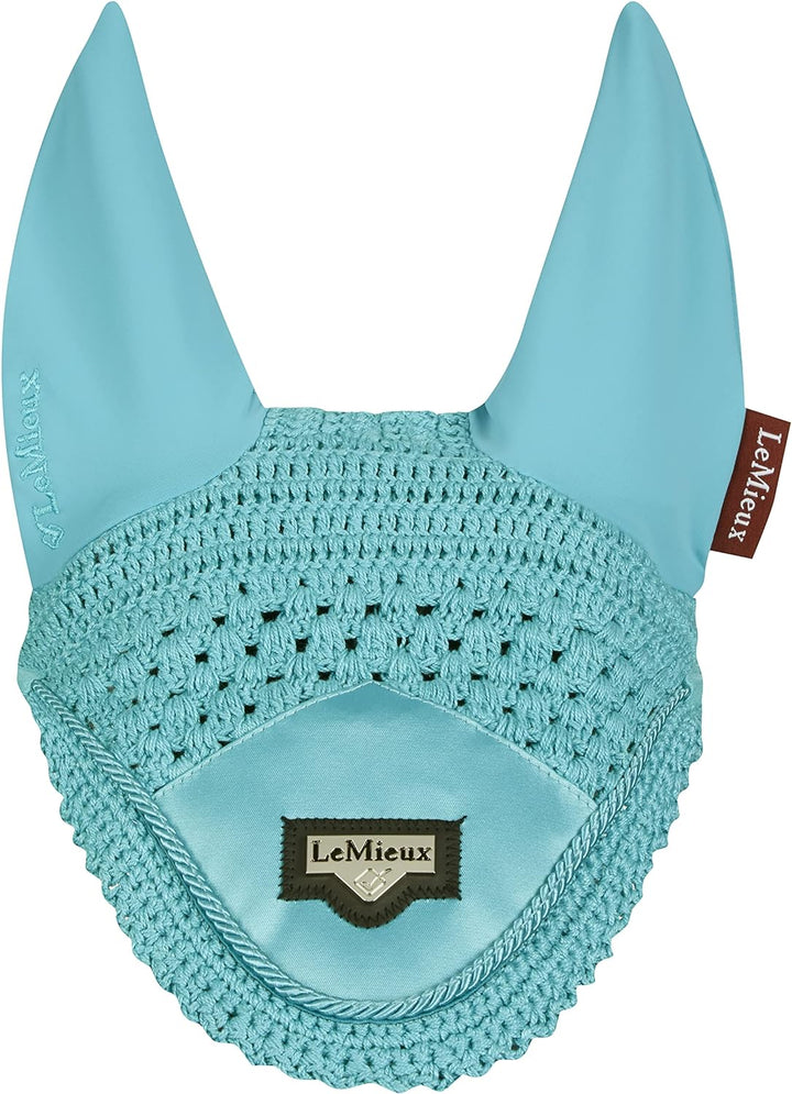 LeMieux Fliegenhaube Loire Satin in Azure, Grösse:XL, LeMieux:Azure Azure XL, Azure XL