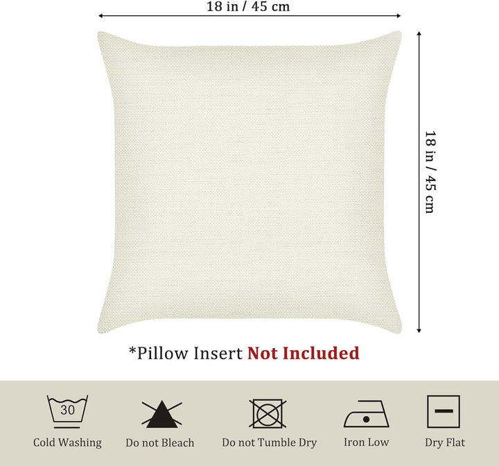 Bonhause 4er Set Kissenbezüge Afrikanische Frauen 45 x 45 cm Ethnisch Stammes Polyester Leinen Dekor