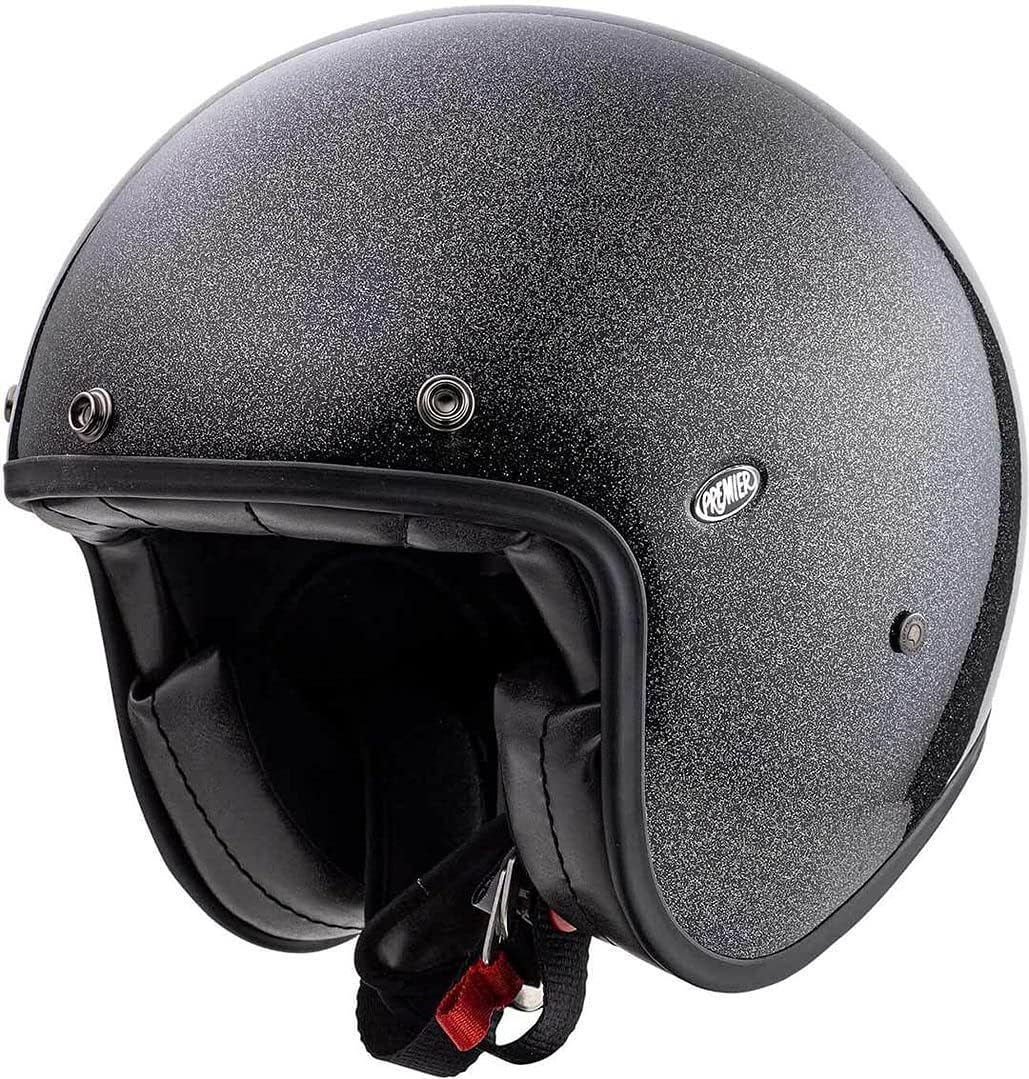 Premier HELM LE PETIT CLASSIC U 9 GLITTER SILVER,SCHWARZES/SILBER,XS XS SCHWARZES/SILBER, XS SCHWARZ