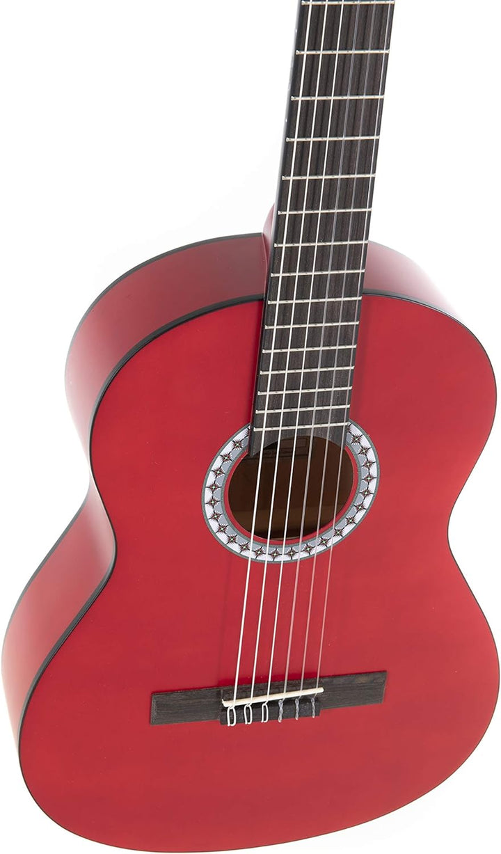 GEWA Konzertgitarre BASIC 3/4 transparent rot - PS510143 - ***NEU***, 3/4 transparent rot