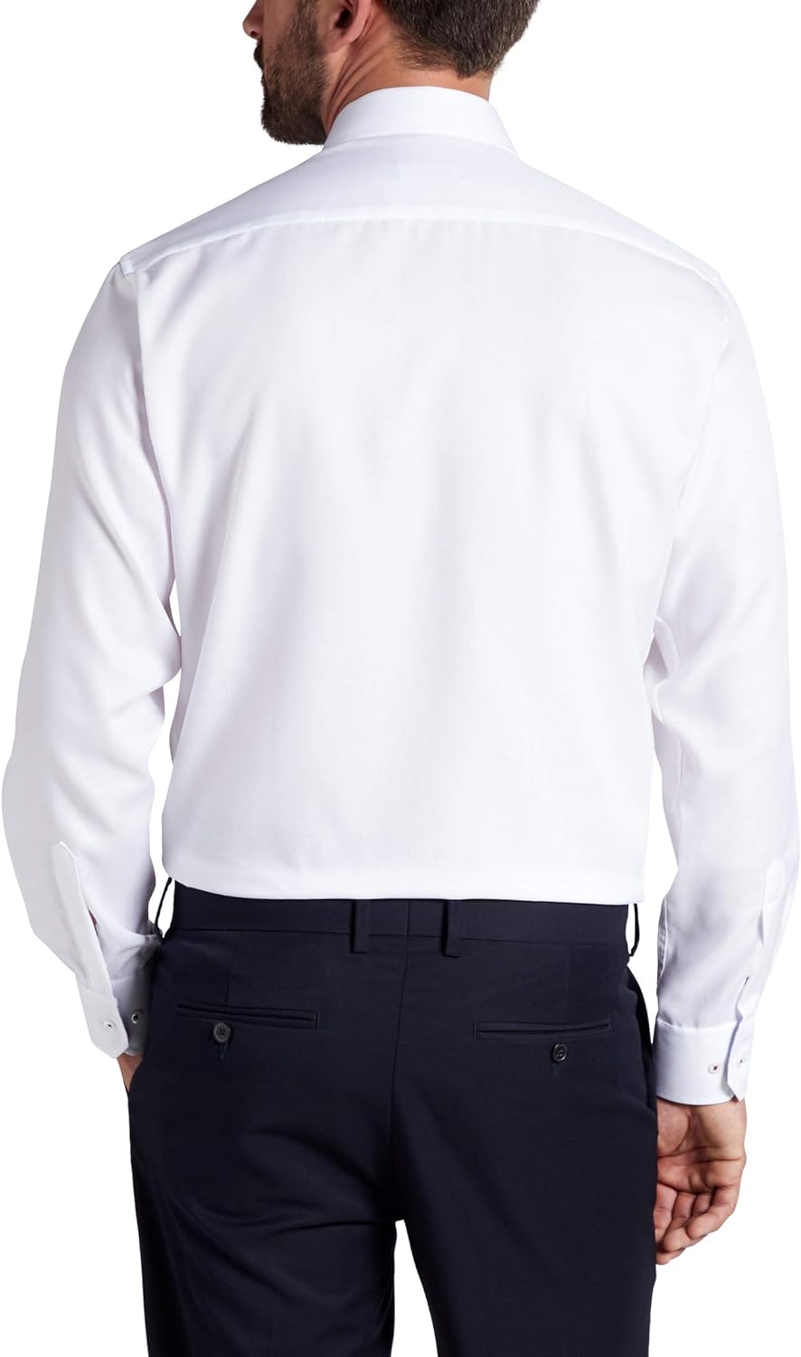 eterna Langarm Hemd Modern Fit strukturiert