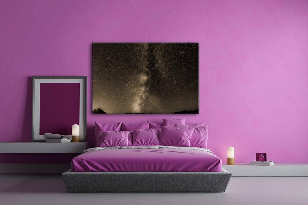 deyoli zauberhafte Aufnahme der Milchstrasse Format: 80x60 Effekt: Sepia als Leinwand, Motiv fertig