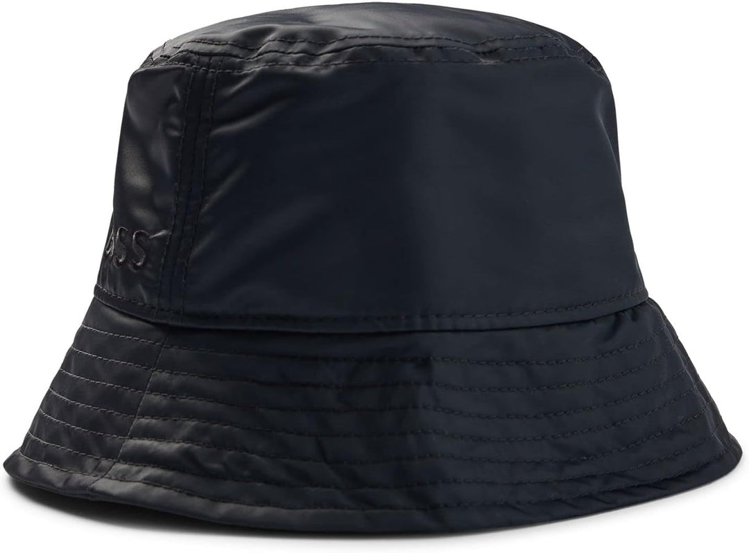 BOSS Damen Zanylon Fischerhut mit Logo-Detail Schwarz Stck