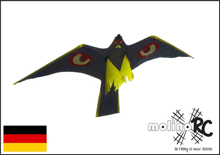 molinoRC | Vogelscheuche | Vogelschreck | Raubvogel-Drache | Vogel | Habicht | Vogeldrachen | mit ho