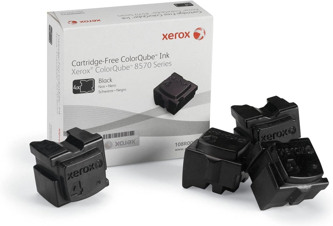 Xerox 108R00935 8570 ColorQube Standardkapazität 4 x 2.150 Seiten 4er-Pack, schwarz