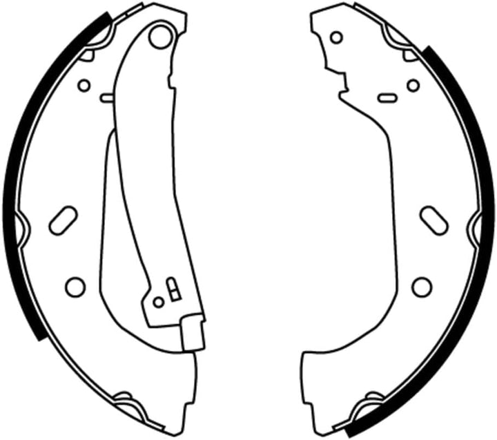 TRW GS8563 Bremsbackensatz