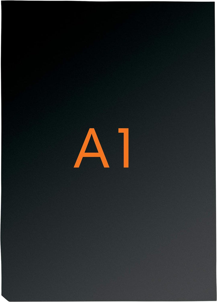 Nobo Premium Plus Tafeleinsatz für Plakatständer und Plakatrahmen, Grösse A1, Kreidetafel mit abwisc